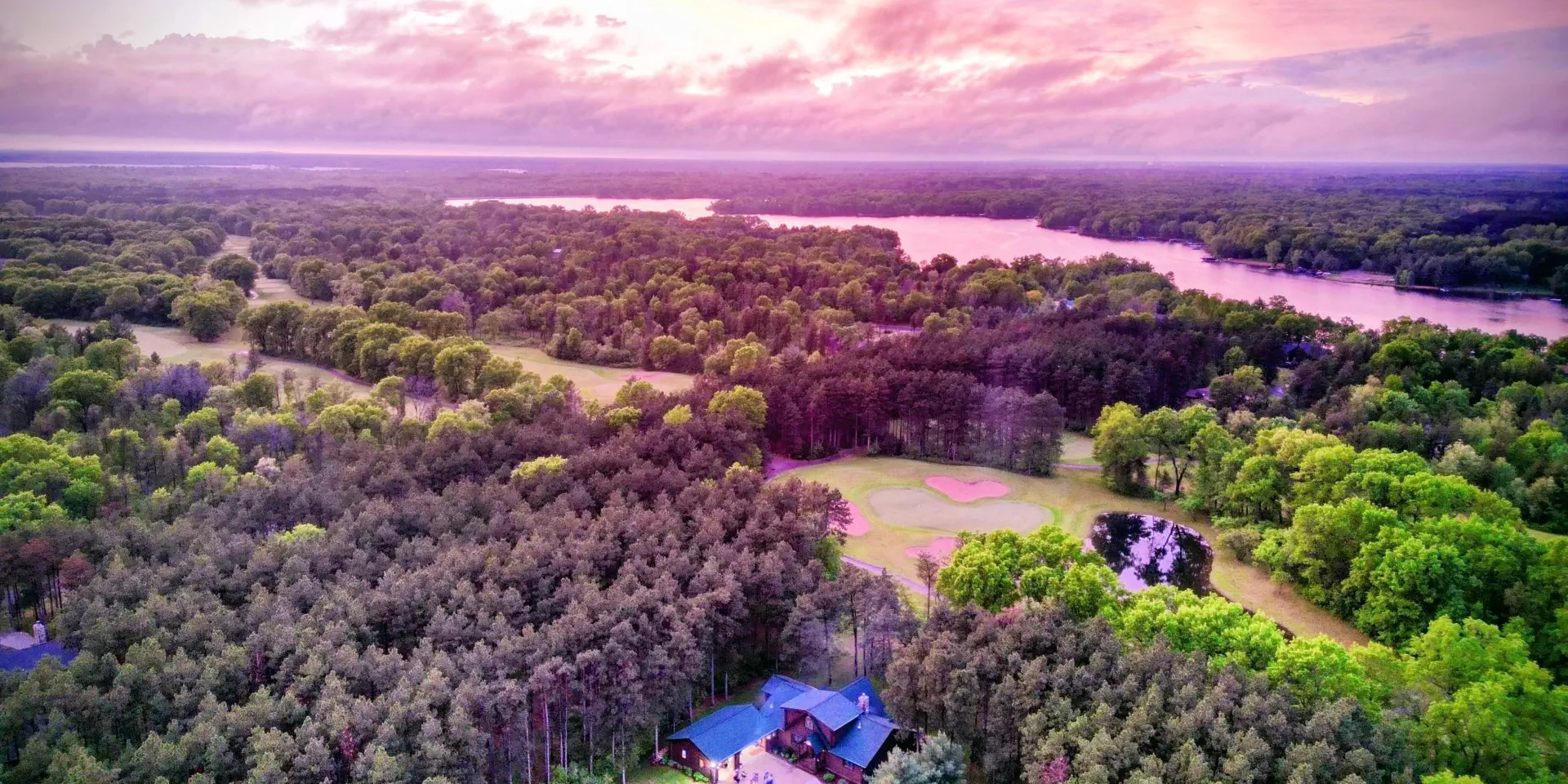 Sand Valley and Lake Arrowhead golf courses near Rome Wisconsin